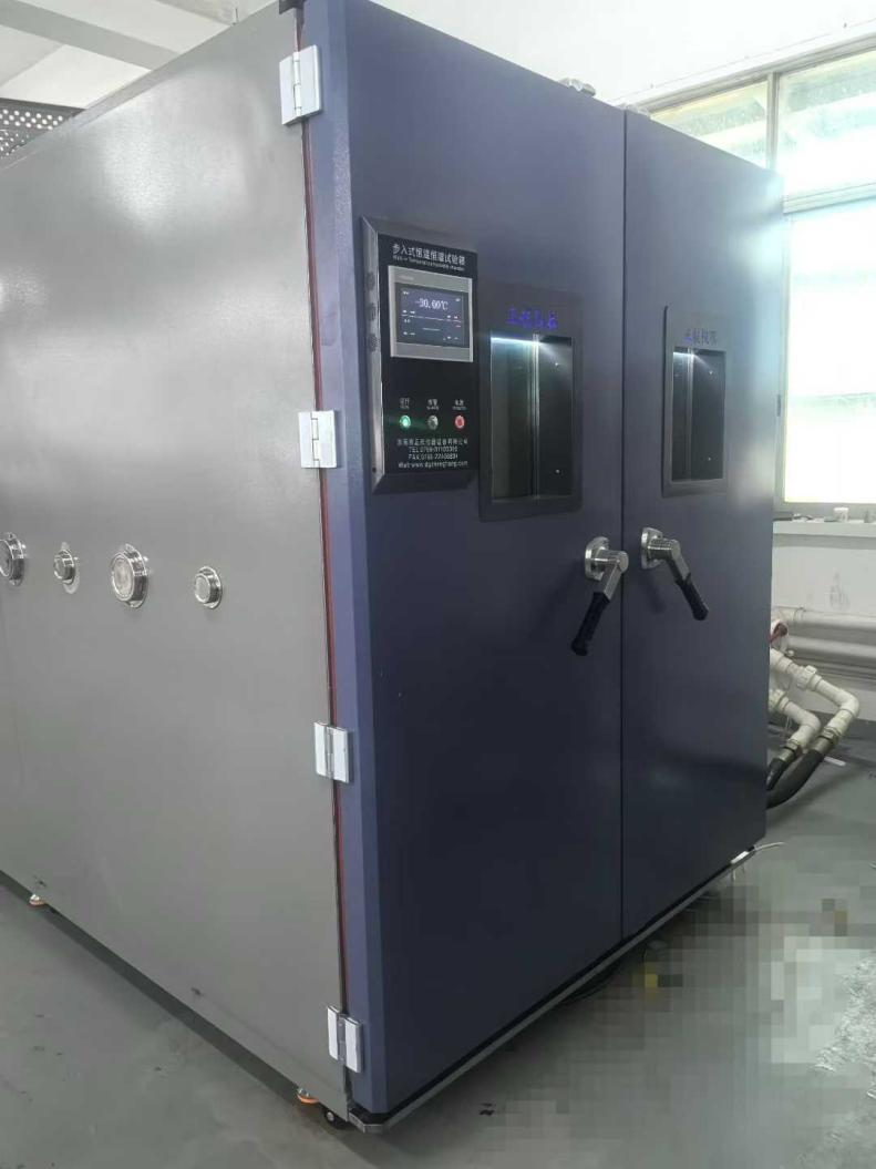 5.2m3步入式恒溫恒濕箱，送貨深圳做驅(qū)動(dòng)電機(jī)客戶公司